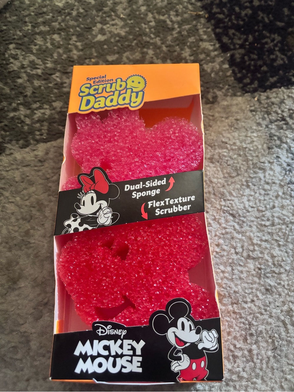 Scrub daddy mini and Mickey Mouse